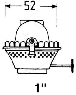 Dhr brænder messing for 1