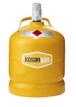 2 kg Kosangas gul flaske (pris på tom flaske)