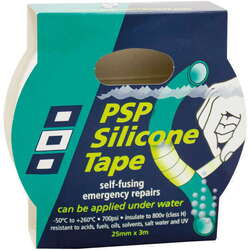 Psp silicone tape hvid 25mm x 3m