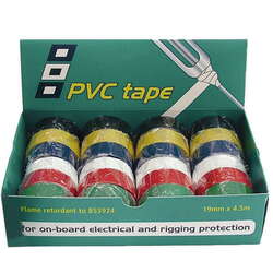 Psp pvc tape isoleringsbånd sortiment 24rl 19mmx4.5m