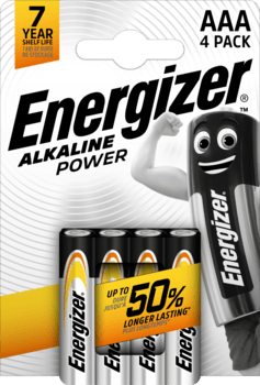 Energizer Alkaline Power AAA 4 Stk.