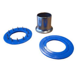 Bainbridge D208N 10mm Blue Inox Ring Set