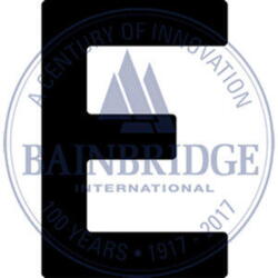 Bainbridge Sail Letters 230mm Black E