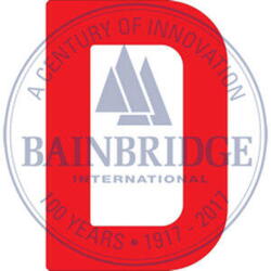 Bainbridge Sail Letters 230mm Red D