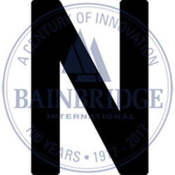 Bainbridge Sail Letters 300mm Black N