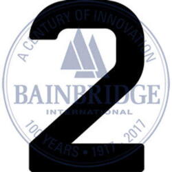 Bainbridge Sail Numbers 230mm Black 2