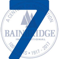 Bainbridge Sail Numbers 300mm Blue 7