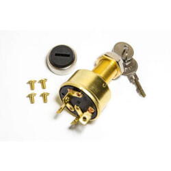 Sierra Switch, Ignition Brass 4 Pos Con Cap