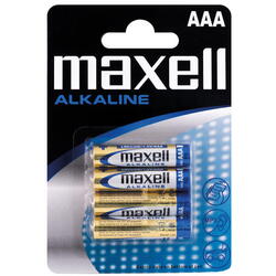 Maxell alkaline aaa / lr 03 batterier - 4stk