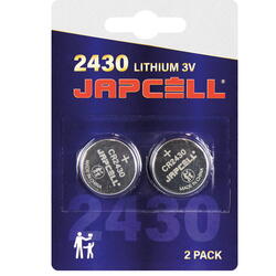 Japcell cr2430 3v lithium batteri 2 stk