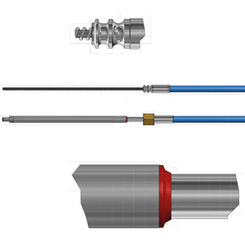 Styrekabel "mach"  10 fod