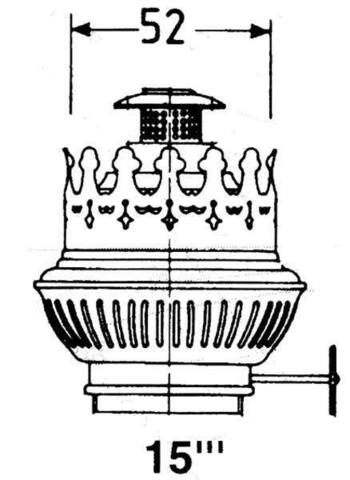 Dhr brænder messing for 15