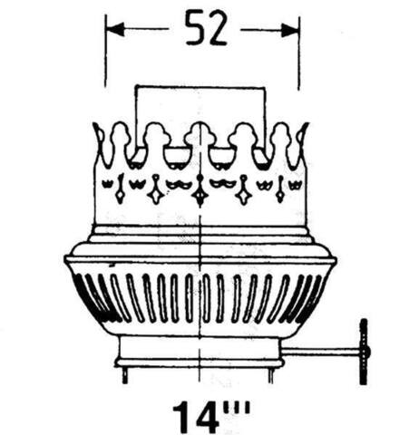 Dhr brænder messing for 14