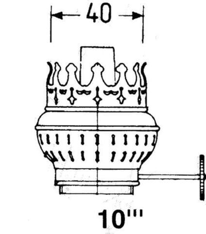 Dhr brænder messing for 10