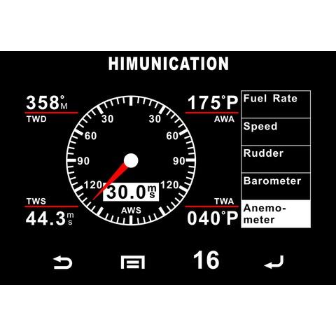 HIMUNICATION HM-TS18 VHF Radio Klasse DSC-D m. GPS, NMEA2000 og mutifunktions Touch-Display