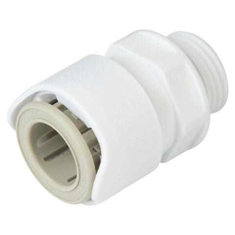 Whale adapter han  1/2"-15 mm   lige  bulk