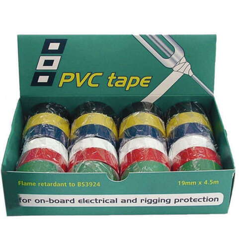 Psp pvc tape isoleringsbånd sort 19mm x 20m