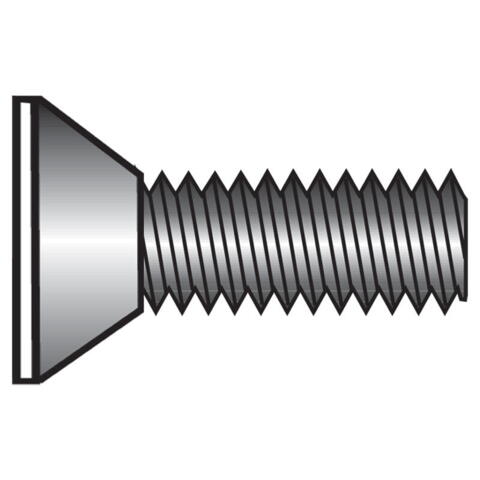 Maskinskrue rustfri m/torx (undersænket)