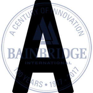 Bainbridge Sail Letters 300mm Black A