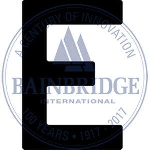 Bainbridge Sail Letters 380mm  Black E