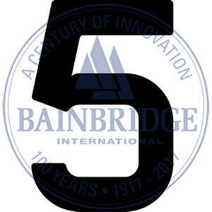 Bainbridge Sail Numbers 230mm Black 5