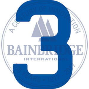 Bainbridge Sail Numbers 300mm Blue 3