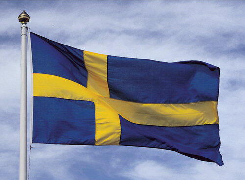 Adela svensk flag 240cm