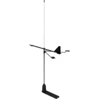 Shakespeare -Hawk VHF Antenne med Vindindikator, 20m kabel og beslag 3dB 90cm
