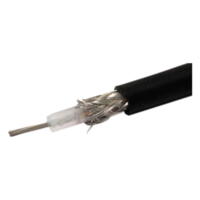 RG58/RG213 VHF-Kabel PVC Sort - 1m