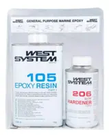 WEST SYSTEM Epoxy A pakke 105/206 1.2 kg